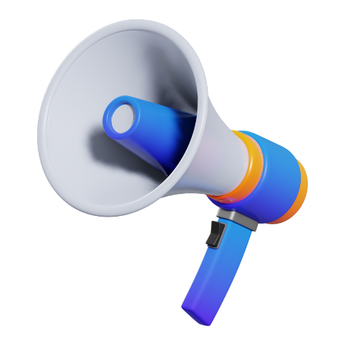 3d megaphone (500 × 500px)